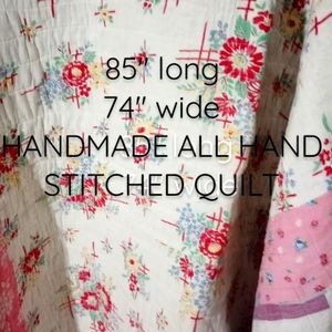 Hand stitched quilt